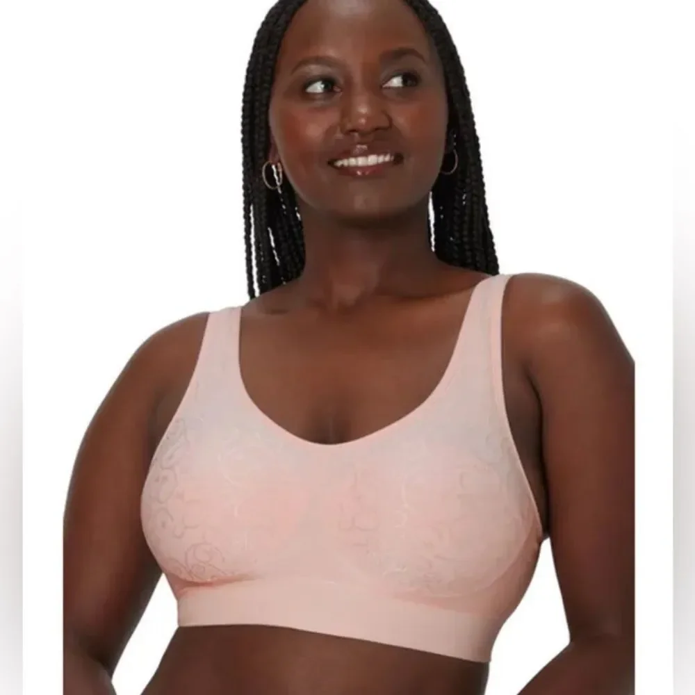 NWT Bali Beautifully You Light Pink Comfort Bra. Sz medium.